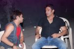 Sunil Shetty, Rajpal Yadav on location of film Mere Dost Picture Abhi Baki Hain in Kandivali, Mumbai on 30th June 2012 (15).JPG
